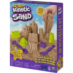 Набор для лепки из кинетического песка Kinetic Sand "Замок" 227 грамм Spin Master