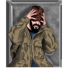 Картина по номерам Мияги арт 40х50 см 000 Art Hobby Home