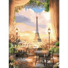 Картина по номерам Окно в Париж 40х50 см 000 Art Hobby Home