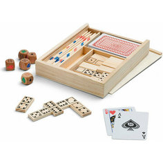 Игровой набор PLAYTIME 4 в 1, натуральный светлый Без бренда