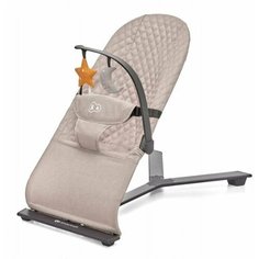 Шезлонг-качалка Kinderkraft Mimi с игрушкой, розовый