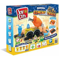 Масса для лепки Joy Doh набор CEMENT TRUCK Бетономешалка TRUK-224 pot