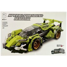 Конструктор Technic машина инерционная гоночная со светом Планета Конструкторов