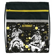Мешок для обуви 1 отделение schoolформат Astronaut, 49х41см, для мальчиков, большой, с карманом