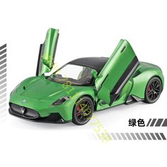 Машинка Мазерати Maserati MC20 металл инерция 20 см открываются двери, капот, багажник, поворачиваются колеса, нажимается руль, свет и звук CH Tos