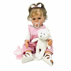 Кукла Реборн виниловая 55см в пакете (FA-037) NPK Doll