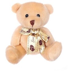Мягкая игрушка Мишка с бантом, цвета микс. В упаковке: 1 Mountains