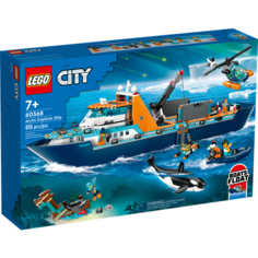 Конструктор LEGO City 60368 Корабль «Исследователь Арктики», 815 дет.