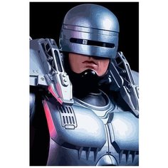 Картина по номерам на холсте Фильм Робокоп (киборг) - 8550 В 60x40