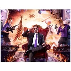 Картина по номерам на холсте Игра SAINTS ROW - 8969 Г 30x40