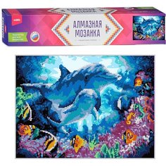 Алмазная мозаика 30*40 см (частичное заполнение) "Коралловый риф" Lori