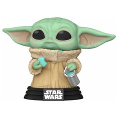 Фигурка Funko POP! Bobble Star Wars Mandalorian Grogu with Cookies 54531, 10 см