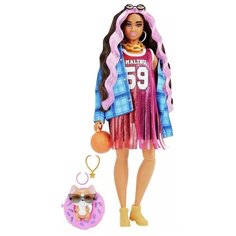Кукла Barbie Extra Баскетбольный стиль, 29см, HDJ46 розовый Mattel