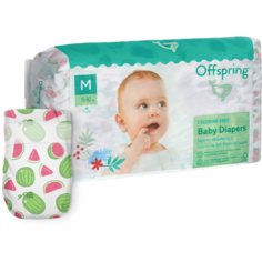 Offspring подгузники M, 6-10 кг, 42 шт., арбузы
