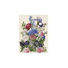 Набор для вышивания Букет с котиком 35,5 х 48 см DESIGN WORKS 2908