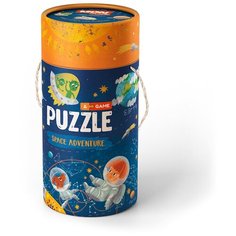 Игровой набор MON Puzzle "Космическое приключение", пазл 40 эл. и карточки с заданиями
