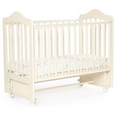 Кроватка Bebizaro Fillmore, качалка, поперечный маятник, слоновая кость