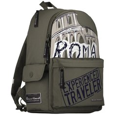 Рюкзак BrunoVisconti, молодежный , темно-серый , «РИМ», Арт. 12-003-052/06