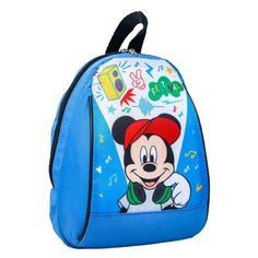 Рюкзак детский, 20*13*26, отд на молнии, голубой, Микки Маус и его друзья Disney
