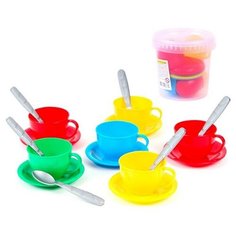 ТехноК Набор посуды «Чайный сервиз» в ведёрке