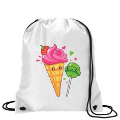Сумка для обуви CoolPodarok Иллюстрация. Мороженое и чупа-чупс