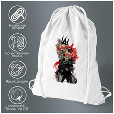 Сумка для обуви CoolPodarok Лев и львица с автоматами