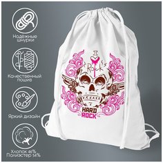 Сумка для обуви CoolPodarok Иллюстрация. I love rock