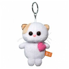 Мягкая игрушка-брелок "Кошечка Ли Ли брелок с розовым сердцем", 12 см Basik&Co