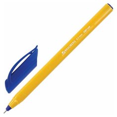 Ручка шариковая Brauberg Extra Glide Orange (0.35мм, масляная основа, синий цвет чернил, трехгранная) 1шт. (OBP149)