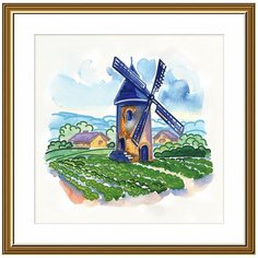 ДК2218 Набор для вышивания Мельница 29*29 см Nova Sloboda