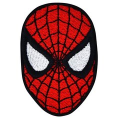 Нашивка (шеврон, патч) на термослое, Стежкофф, "Человек Паук", 8х5,5 см, 1 штука