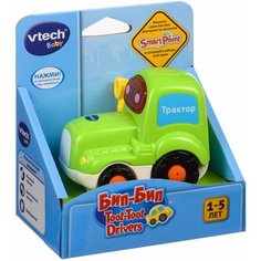 Развивающая игрушка VTech Бип-Бип Toot-Toot Drivers Трактор 80-127726, зеленый