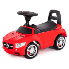 Каталка-автомобиль "SUPERCAR" №1 со звуковым сигналом (красная) Полесье