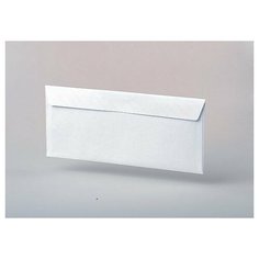 Конверты E65 110x220, 100г/м2, прямой клапан, лента, 1000 штук