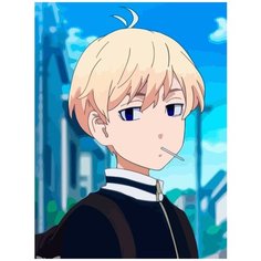 Картина по номерам на холсте аниме Токийские мстители (Майки) - 8760 В 30x40