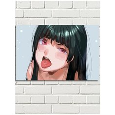 Картина по номерам аниме ахегао девушка - 6698 Г 60x40