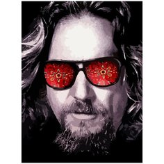 Картина по номерам на холсте Большой Лебовски - 497 30X40