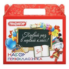 Набор первоклассника Море Рюкзаков "супер Эконом", 25 предметов в коробе