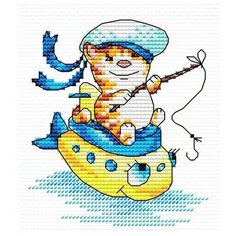 Набор для вышивания Жар-Птица "Морячок", 10x15 см