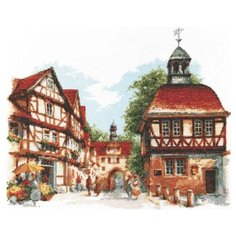 Набор для вышивания "Тихая улочка", 40x30 см, Палитра