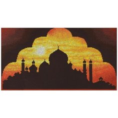Набор для вышивания "Мечеть на закате", 22x34,5 см, PANNA