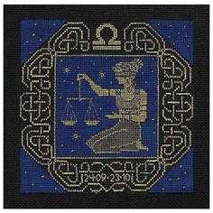 Набор для вышивания "Весы", 25x25 см, Риолис (Сотвори Сама)