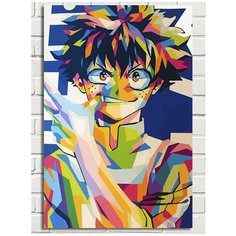 Картина по номерам Аниме Моя геройская академия - 7603 В 60x40