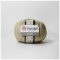 Пряжа YarnArt Jeans (Джинс) - 5 мотков Цвет: 48 темно-бежевый 55% хлопок, 45% полиакрил 50г 160м