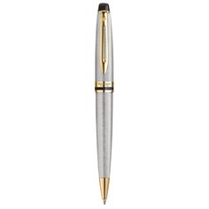 Шариковая ручка Waterman Expert 3, цвет: Stainless Steel GT, стержень: Mblue