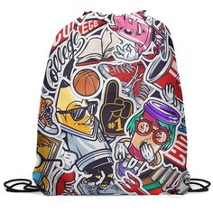 Сумка-мешок для обуви с принтом Gorolla