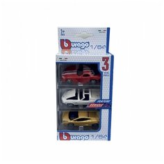 Машины 3шт. в наборе 1/64 BB 18-59030 1/64 MODEL MIX BLISTER (24) Bburago