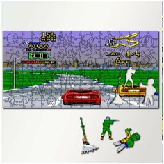 Пазл из дерева с фигурками, 230 деталей, 46х23 см игры Top Gear 2 - 5692 Puzzle Wood