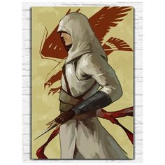 Картина по номерам на холсте игра assassins creed (PS, Xbox, PC, Switch) - 9690 В 60x40