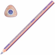 Карандаш цветной утолщенный STAEDTLER "Noris club", 1 шт, трехгранный, грифель 4 мм, фиолетовый, 1284-6 6 шт
